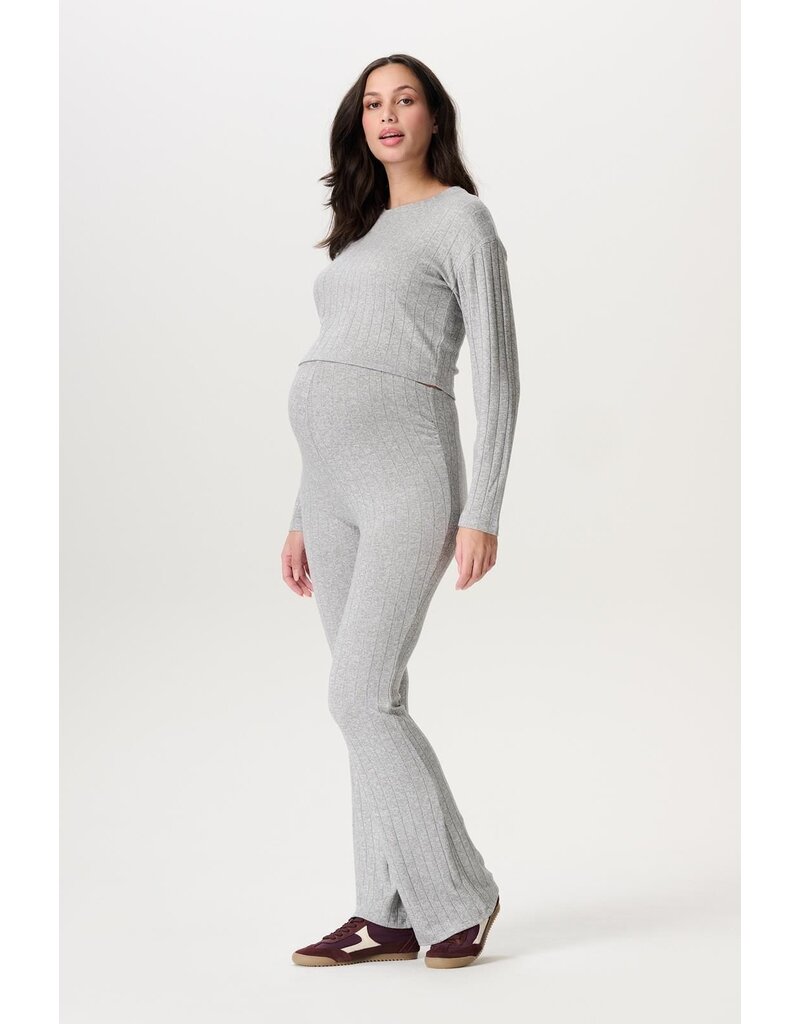 Noppies Noppies Drobak - Flared leg- grey melange - 5071112 N422