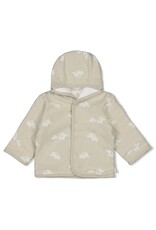 Feetje Baby Feetje omkeerbaar jasje met capuchon - Elephant - Mint  - 51800361