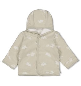 Feetje Baby Feetje omkeerbaar jasje met capuchon - Elephant - Mint
