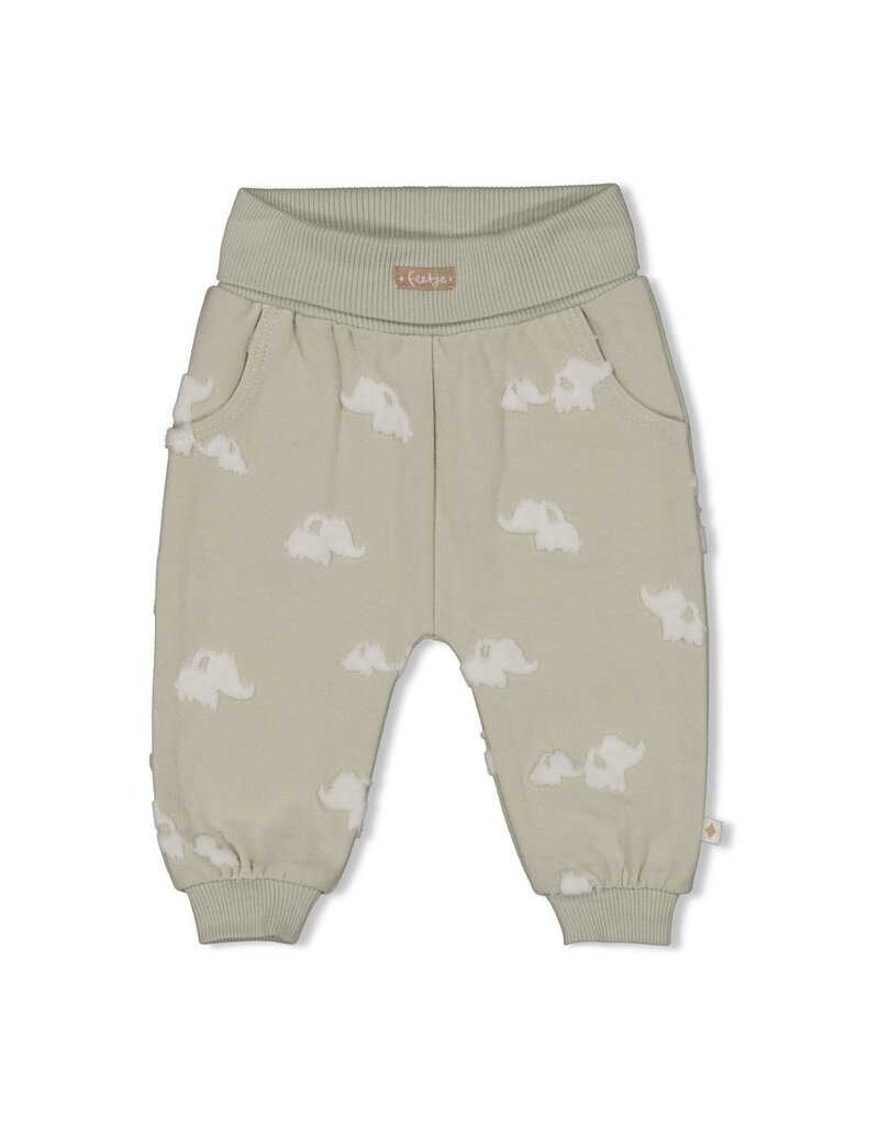 Feetje Baby Feetje broek AOP - Elephant - Mint groen - 52202471