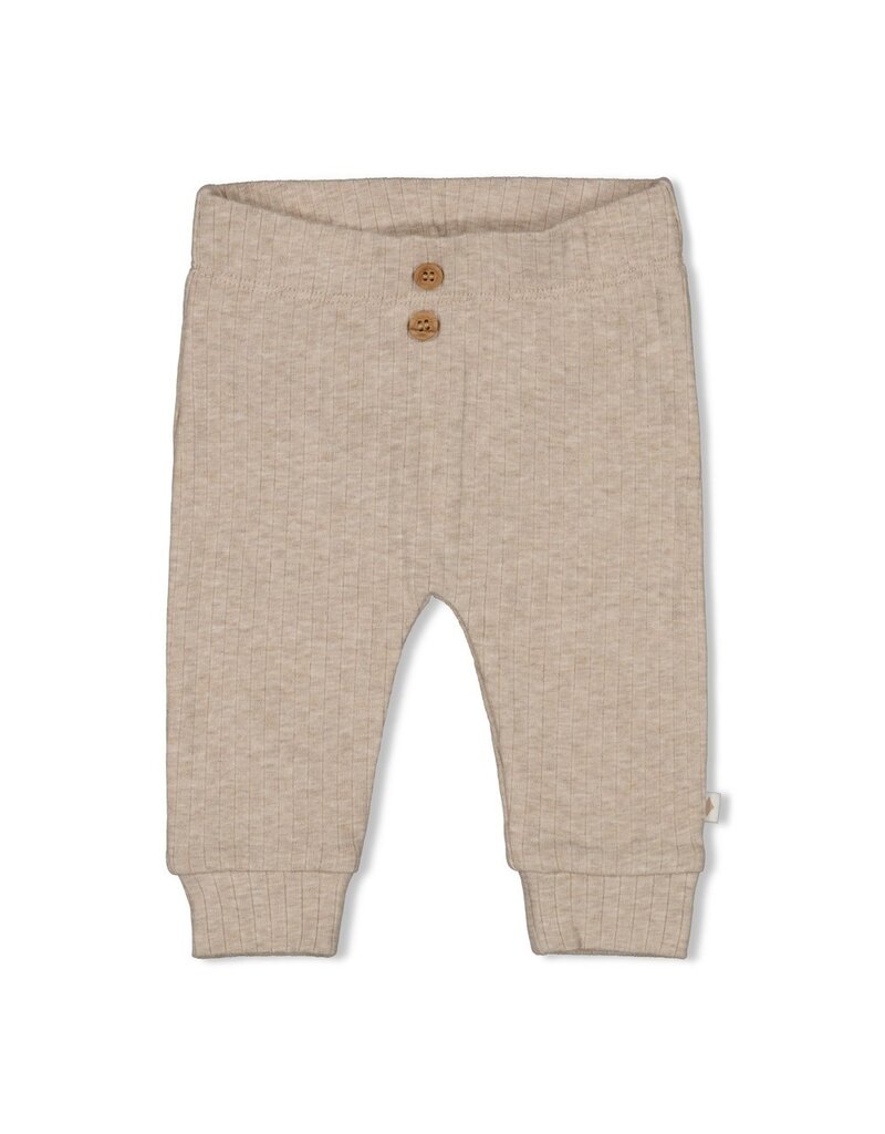 Feetje Baby Feetje broek rib - Elephant - Taupe Melange - 52202474