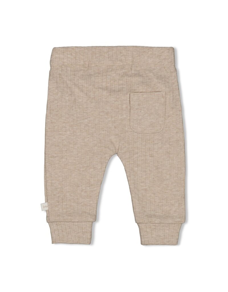 Feetje Baby Feetje broek rib - Elephant - Taupe Melange - 52202474