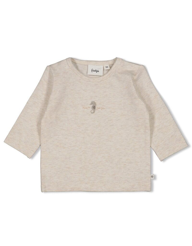 Feetje Baby Feetje Shirt met frontprint - Sea Sweaties- Offwhite - 51602688