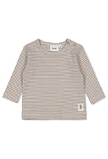 Feetje Baby Feetje Shirt rib gestreept - Sea Sweaties - Grijs - 51602690