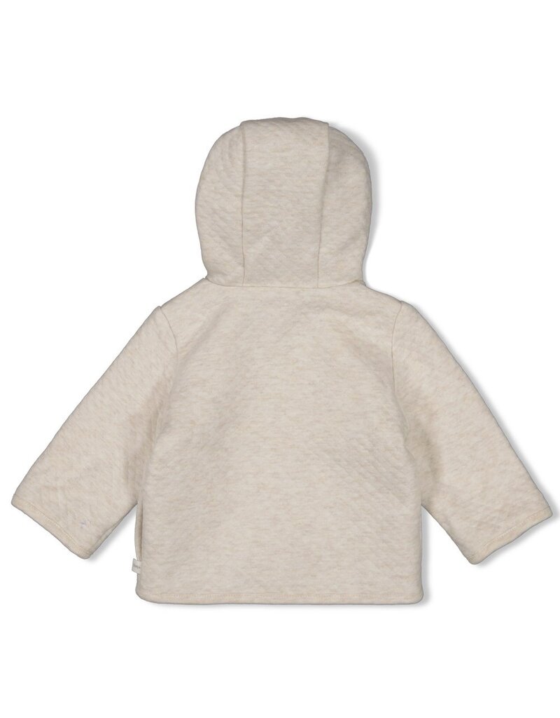 Feetje Baby Feetje omkeerbaar jasje met capuchon AOP - Sea Sweeties - Offwhite - 51800360