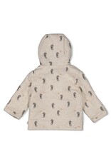 Feetje Baby Feetje omkeerbaar jasje met capuchon AOP - Sea Sweeties - Offwhite - 51800360