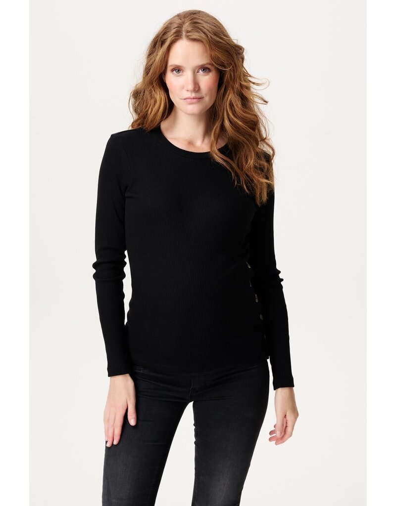 Noppies Noppies Voedingsshirt Aarhus - Zwart - 5080011 P090