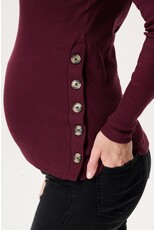 Noppies Noppies Voedingsshirt Aarhus - Fig rood - 5080011 P801