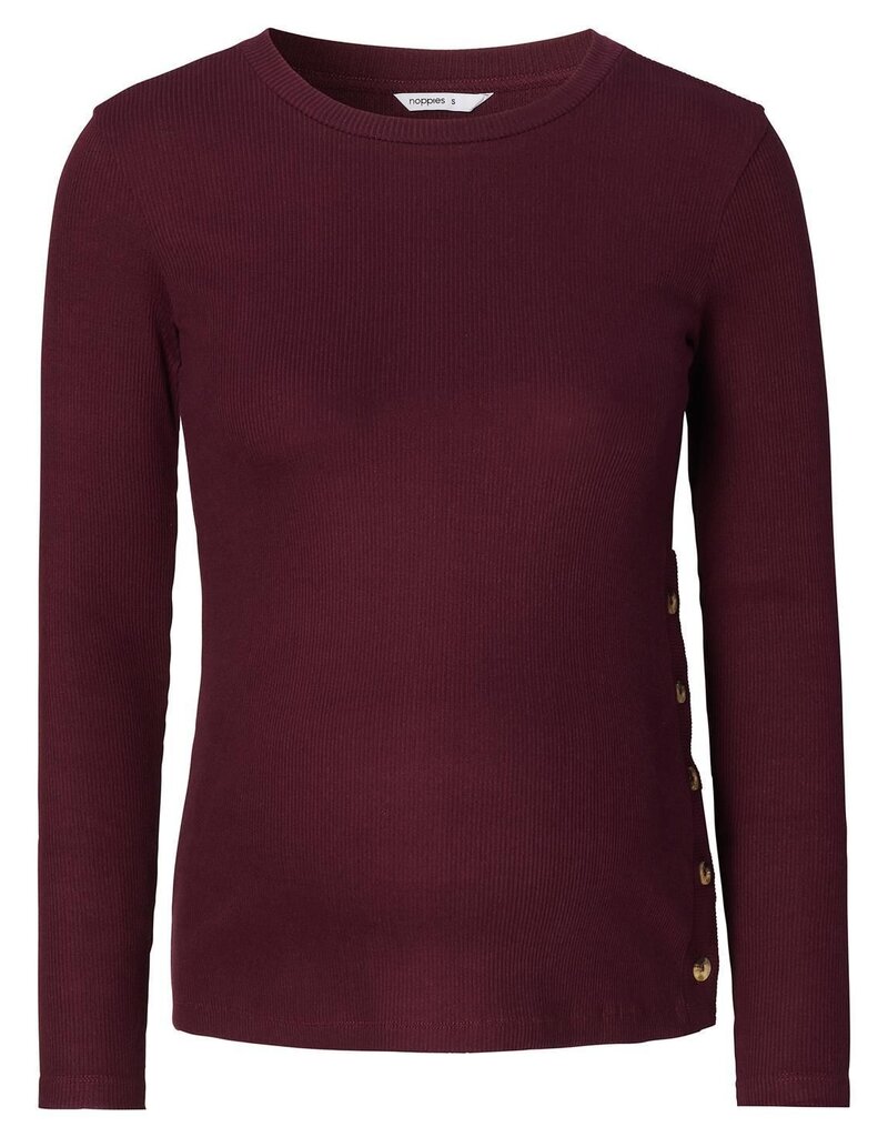 Noppies Noppies Voedingsshirt Aarhus - Fig rood - 5080011 P801