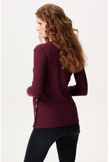 Noppies Noppies Voedingsshirt Aarhus - Fig rood - 5080011 P801