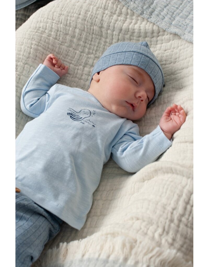 Feetje Baby Feetje Jongen Shirt ls - Blue Ocean - Blauw - 51602719
