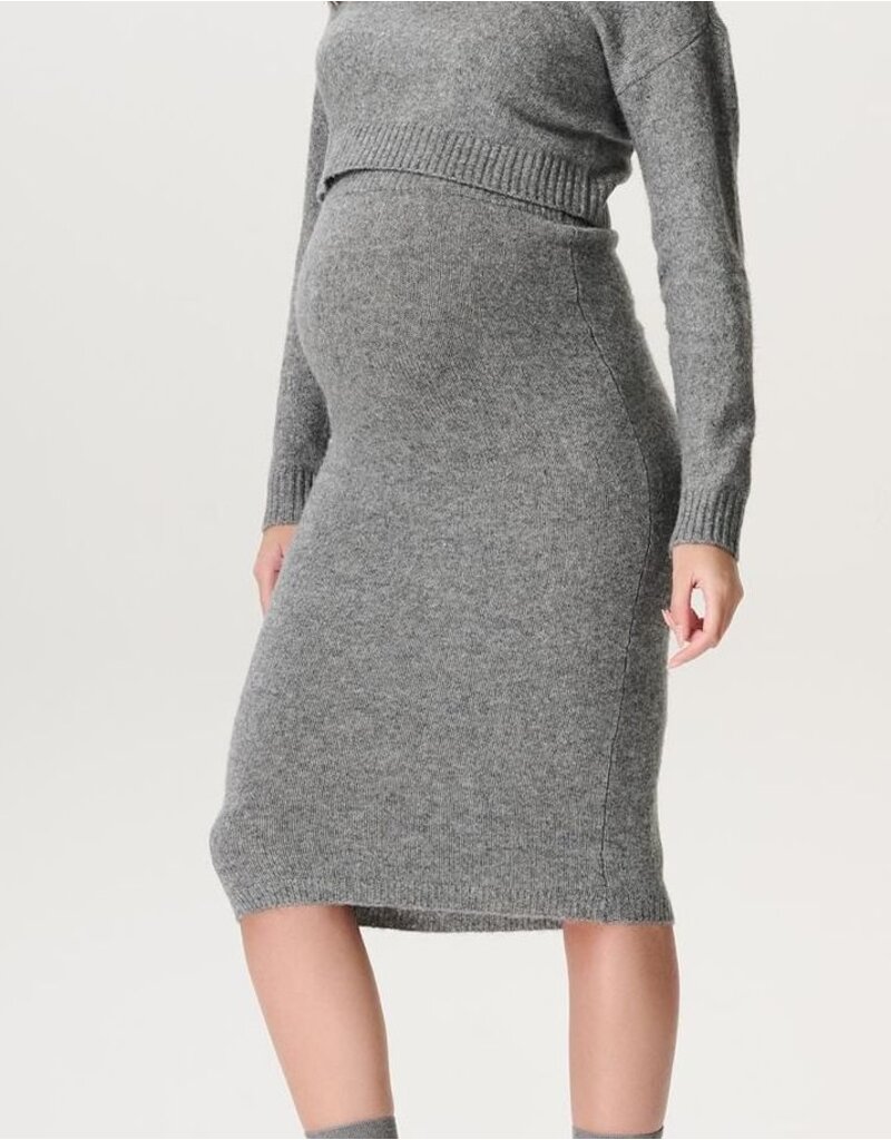 Noppies Noppies Skirt Otta - knit - Glitter grijs - 5081310 P227