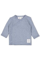 Feetje Baby Feetje Jongen Overslagshirt rib - Blue Ocean - Blauw - 51602720
