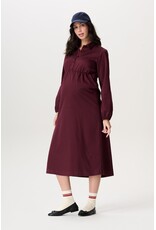 Noppies Noppies jurk met voedingsfunctie Odda - Fig rood - 5080416 P801