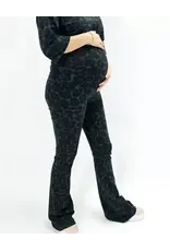 Swan of the People - flared pants Leopard groen