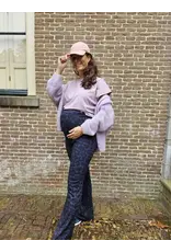 Swan and the People Swan and the People - flared pants Leopard Blauw