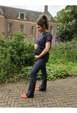 Swan and the People Swan and the People - flared pants Leopard Blauw