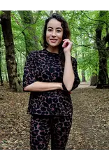 Swan and the People - Shirt 3/4 mouw Leopard bruin