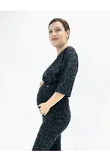 Swan and the People Swan and the People - Shirt 3/4 mouw Leopard Groen