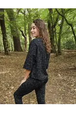 Swan and the People Swan and the People - Shirt 3/4 mouw Leopard Groen