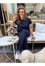 Swan and the People Swan and the People - Shirt korte mouw Leopard Blauw