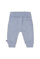 Feetje Baby Feetje jongen broek rib - Blue Ocean - Blauw melange -52202493