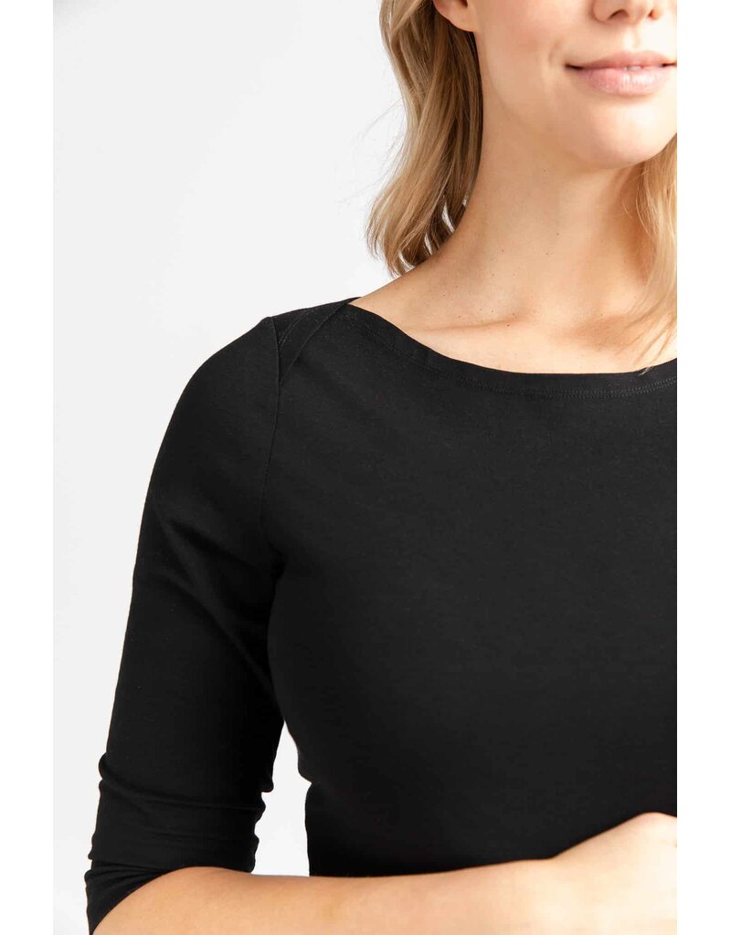 Swan and the People - Dress - 3/4 kwart mouw - zwart