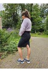 Swan and the People - Dress - AOP Leopard - Blue