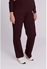 Love2Wait Love2Wait Broek - twin rib knitted - burgundy - B999066 044