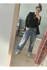 Swan and the People - Shirt 3/4 mouw Mesh - zwart