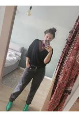 Swan and the People Swan and the People - Shirt 3/4 mouw Mesh - zwart