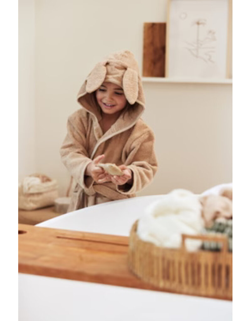 Jollein Jollein Badjas 1-2 jaar Badstof - Biscuit