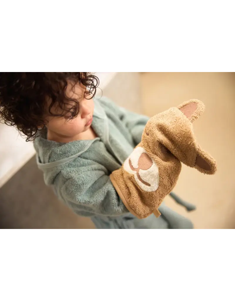 Jollein Jollein Badjas 1-2 jaar Badstof - Seagreen