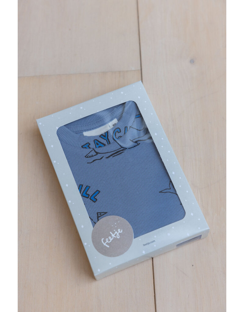 Feetje Baby Feetje premium sleepwear rib pyjama - Willy Walrus