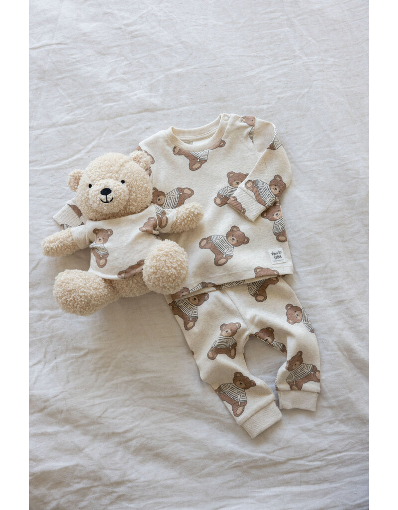 Feetje Baby Feetje premium sleepwear rib pyjama - Teddy Bear