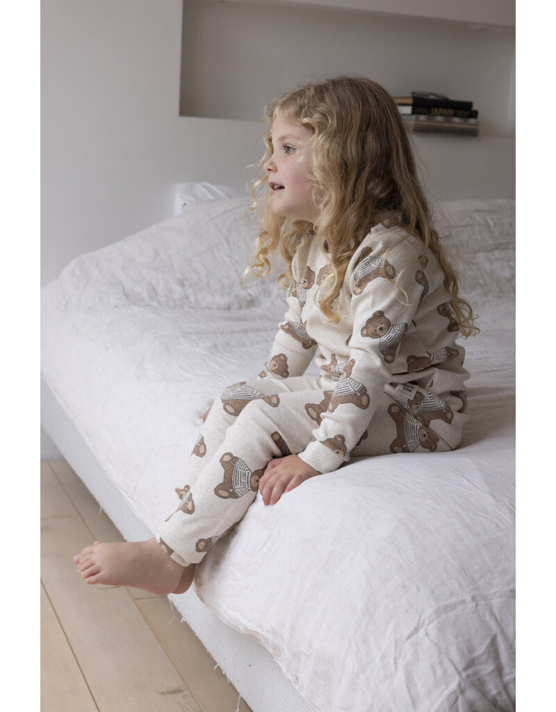 Feetje Baby Feetje premium sleepwear rib pyjama - Teddy Bear