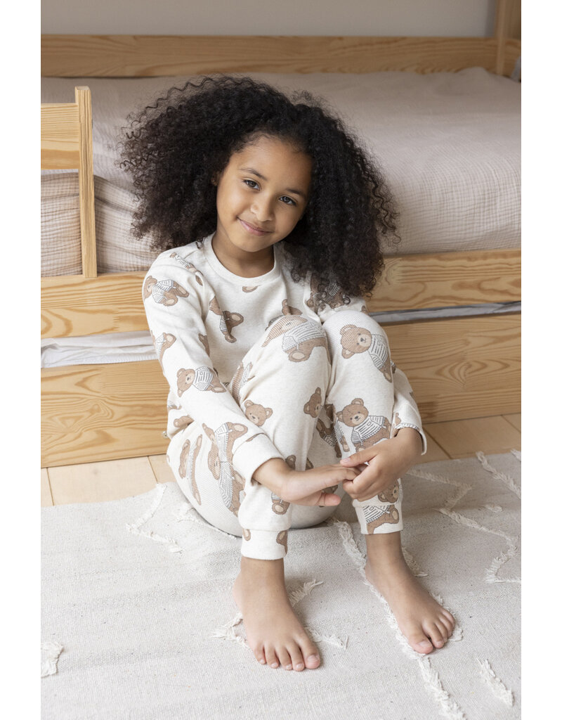 Feetje Baby Feetje premium sleepwear rib pyjama - Teddy Bear