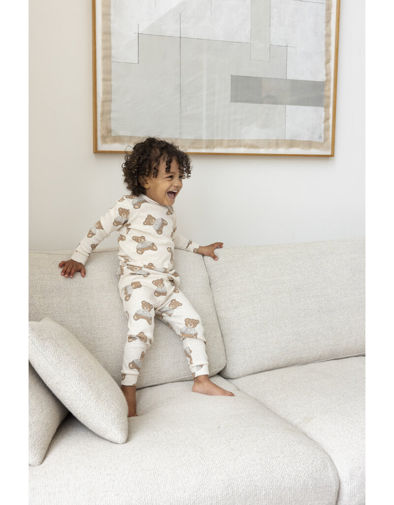 Feetje Baby Feetje premium sleepwear rib pyjama - Teddy Bear