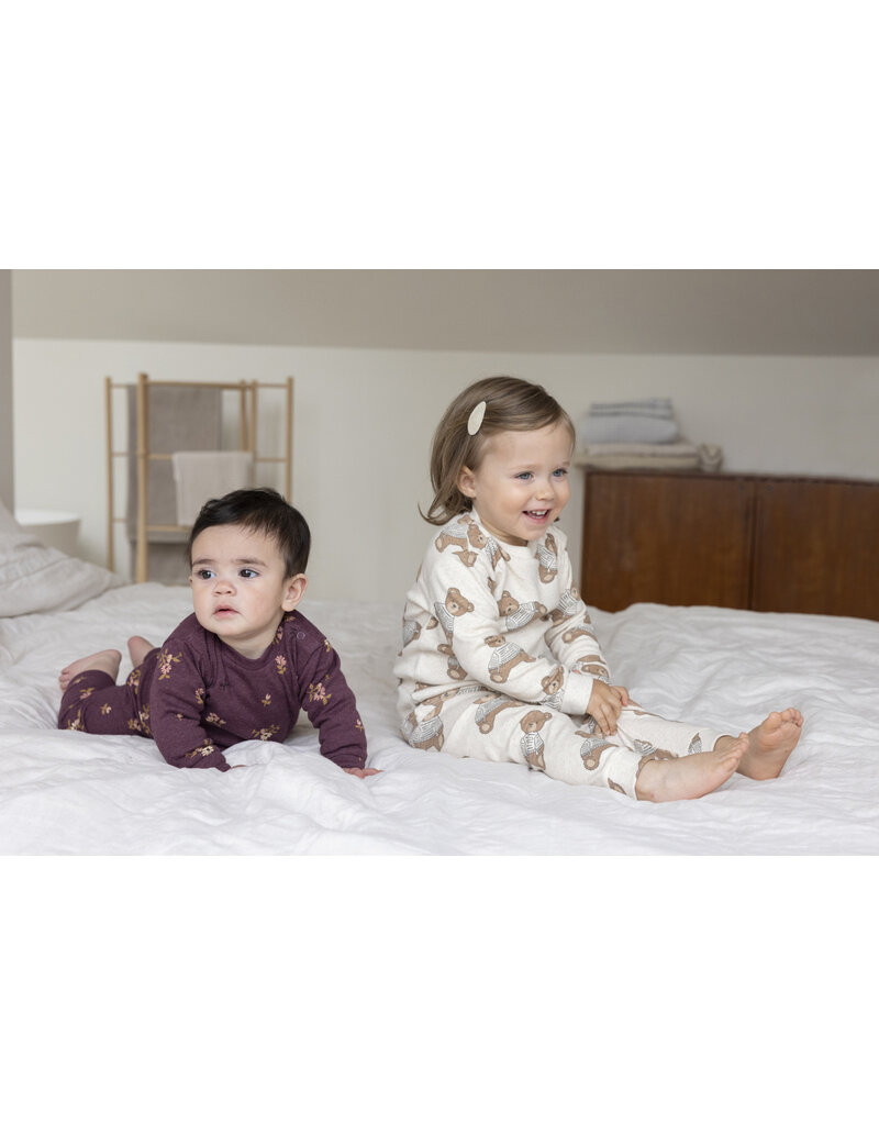Feetje Baby Feetje premium sleepwear rib pyjama - Teddy Bear