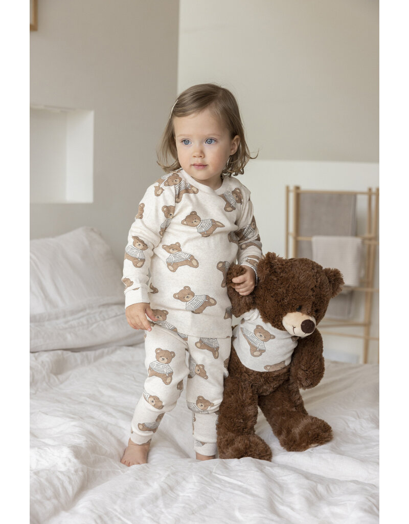 Feetje Baby Feetje premium sleepwear rib pyjama - Teddy Bear