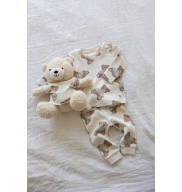 Feetje Baby Feetje knuffel premium sleepwear rib pyjama - Teddy Bear