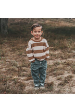 Your Wishes Baby & Peuter kleding Your Wishes Stripe Knit | Chunky Sweater | Smoke Grey