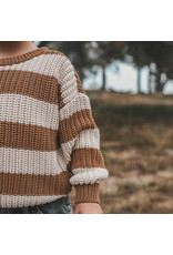 Your Wishes Baby & Peuter kleding Your Wishes Stripe Knit | Chunky Sweater | Smoke Grey
