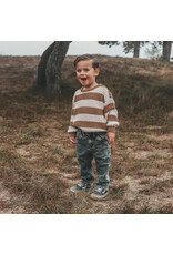 Your Wishes Baby & Peuter kleding Your Wishes Stripe Knit | Chunky Sweater | Smoke Grey