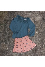 Your Wishes Baby & Peuter kleding Your Wishes French Knit | Crochet Longsleeve - Blue Wing