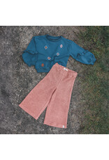 Your Wishes Baby & Peuter kleding Your Wishes French Knit | Sleeve Ruffle Sweater - Blue Wing