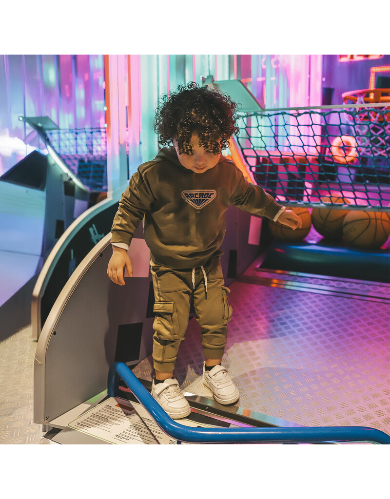 Your Wishes Baby & Peuter kleding Your Wishes Garment Dye - Oversized Sweater - Olive