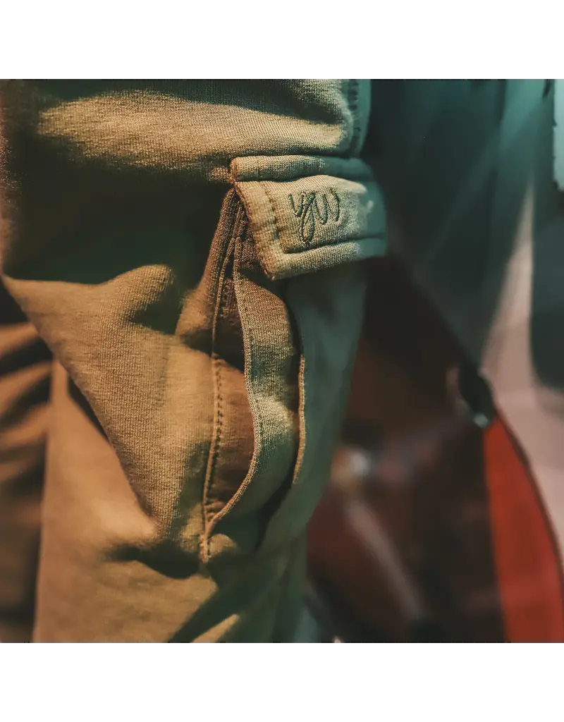 Your Wishes Baby & Peuter kleding Your Wishes Garment Dye - Cargo Jogger - Olive