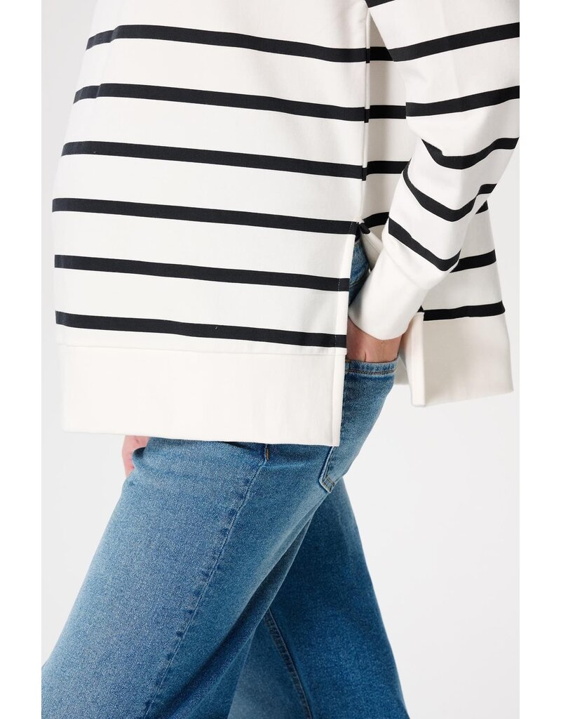 Noppies Noppies Sweater Pepe - Cream Stripe- 50N0210 N340