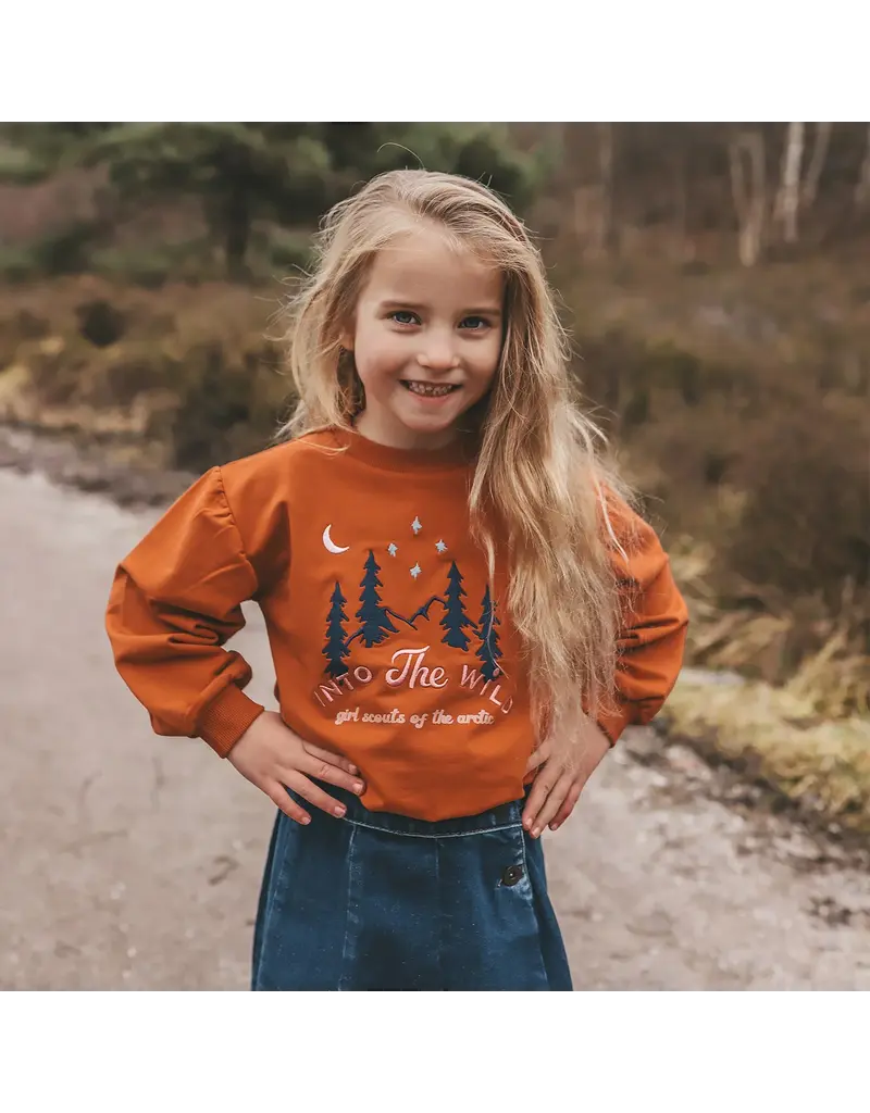 Your Wishes Baby & Peuter kleding Your Wishes Into The Wild | Sweater | Bombay Brown